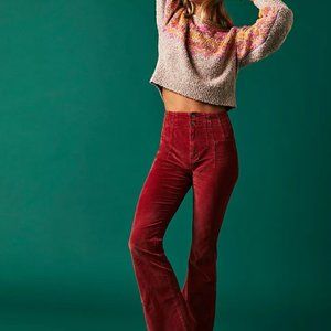 Free People Jayde Cord FLare Jeans size 27 NWOT